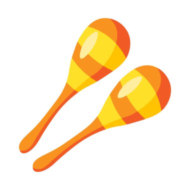 Maracas perküsyonunun neşeli çizgi film tarzında canlı bir temsili. Canlı bir müzik festivali ya da neşeli bir atmosferle kutlama. Müzik kafesi ya da kulüp dekorasyonu. Doğum günü partileri, okul, hayır işleri ve kurumsal etkinlikler için unsurlar. Müzik videosu