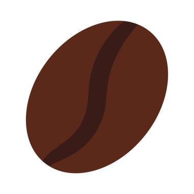 Katı çizgi film tarzında kahve çekirdeğinin vektör çizimi. Kahve temalı bir etkinlik, bir kafe menüsü, bir kahve dükkanı reklamı, kahveyle ilgili bir blog yazısı. Simgeler web tasarımı, dekoratif unsurlar, yazdırma, çıkartmalar ya da sosyal medi için mükemmeldir.