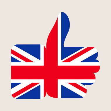 Çizgi film tarzında baş parmağın canlı bir temsili çizimi. Birleşik Krallık klipsli sanat öğesi. İngilizce, İngiliz kültürü, tarih, olaylar ve kutlamalar. İngiliz tatil beldeleri, turlar ya da seyahat acentelerinin tanıtımı. Ticari mallar