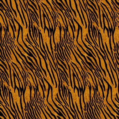 Turuncu arka planda siyah beyaz çizgilerin vektör çarpıcı deseni ikonik kaplan kürkünü anımsatıyor. Çizgiler çapraz bir doğrultuda dizilmiş, görüntü boyunca bir hareket hissi yaratıyor. Kullanılabilecek bağlantı deseni