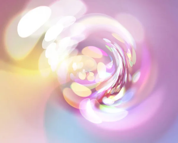 Абстрактный Цветовой Фон Визуальной Волной Боке Освещением — стоковое фото