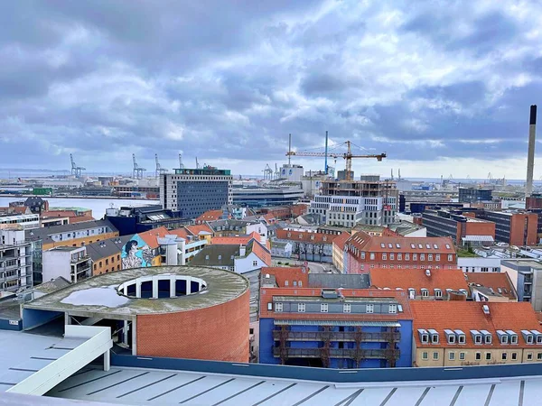 Cestování Skandinávie Jaře Dovolenou Aarhus Dánsku — Stock fotografie