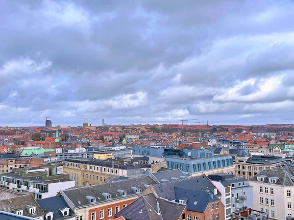 Viaje Escandinavia Durante Primavera Vacaciones Aarhus Dinamarca — Foto de Stock