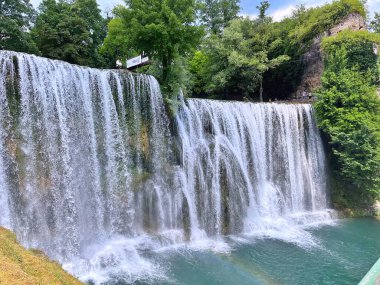 Tatilde Jajce, Bosna-Hersek 'te Jajce üzerine panoramik manzara