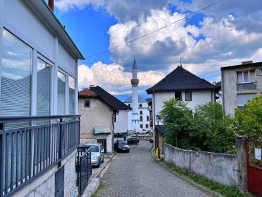 Tatilde Jajce, Bosna-Hersek 'te Jajce üzerine panoramik manzara