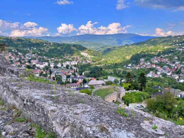 Tatilde Jajce, Bosna-Hersek 'te Jajce üzerine panoramik manzara