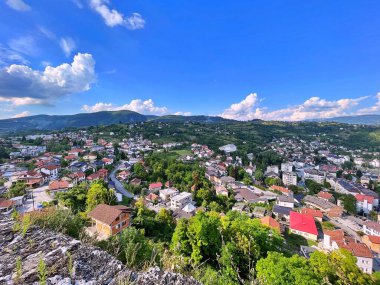 Tatilde Jajce, Bosna-Hersek 'te Jajce üzerine panoramik manzara