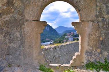 Tatilde Jajce, Bosna-Hersek 'te Jajce üzerine panoramik manzara