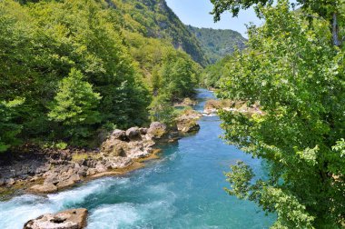 Waterfall Strbacki buk on river Una, Bosnia and Herzegovina. Strbacki buk near Bihac during summer. Nature background clipart