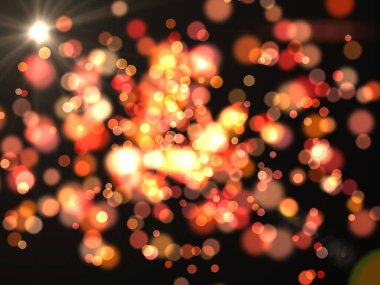 2024 - 11- 20. Çoklu renklere sahip Bokeh, Festive lights bokeh background, Disocused bokeh lights, Blurred Bokeh, Bokeh light vintage background