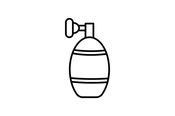 Значок Маска Клапана Икона Относится Медицинским Инструментам Стиль Значка Линии — стоковый вектор