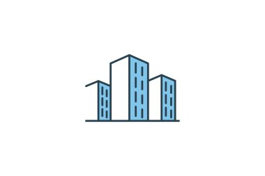 Simge İnşa ediliyor. İşle ilgili ikon. Web sitesi tasarımı, uygulama, UI, kullanıcı arayüzleri için uygun. Düz çizgi simgesi tarzı. Basit vektör tasarımı düzenlenebilir