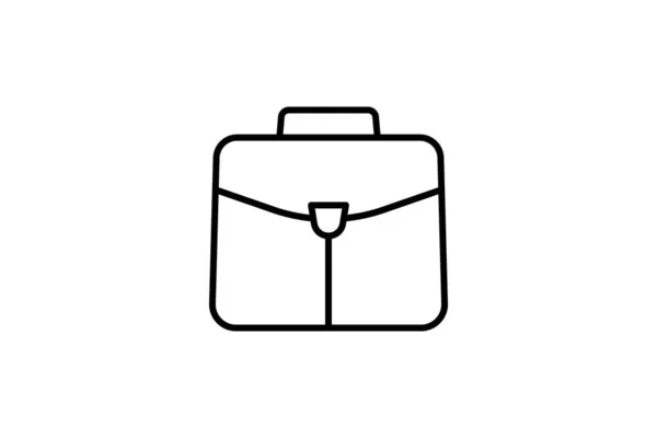 公文包Icon Icon Related Business 适用于网站设计 用户界面 用户界面等 线条图标风格 可编辑的简单向量设计 — 图库矢量图片