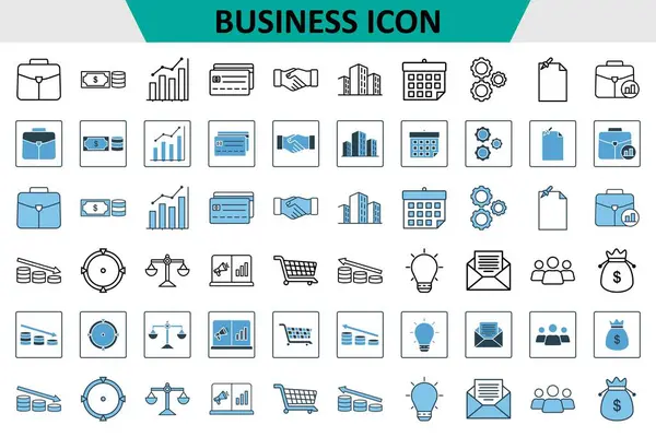 Икона Бизнеса Икона Связанная Бизнесом Опросом Подходит Дизайна Веб Сайтов Лицензионные Стоковые Векторы