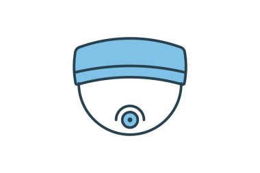 Gözetim Simgesi. Kimlikle ilgili simge. Web sitesi tasarımı, uygulama, UI, kullanıcı arayüzleri için uygun. Düz çizgi simgesi tarzı. Basit vektör tasarımı düzenlenebilir