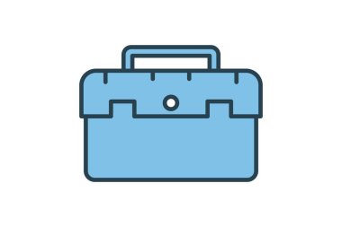 Çivi ve Çekiç Simgesi. İnşaatla ilgili simge. Web sitesi, uygulama, kullanıcı arayüzleri, yazdırılabilir vb için uygun. Düz çizgi simgesi tarzı. Basit vektör tasarımı düzenlenebilir