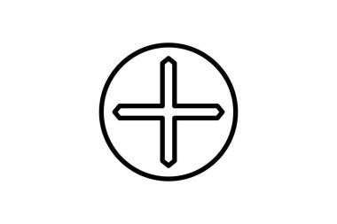 Artı işaret simgesi. Temel web ve UI ile ilgili simge. Web sitesi, uygulama, kullanıcı arayüzleri, yazdırılabilir vb için uygun. çizgi simgesi tarzı. Basit vektör tasarımı düzenlenebilir