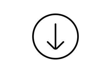 Simge indir. İndirme ile ilgili simge. Web sitesi, uygulama, kullanıcı arayüzleri, yazdırılabilir, ui vs. için uygun. çizgi simgesi tarzı. Basit vektör tasarımı düzenlenebilir