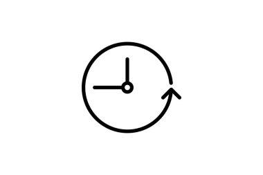 Tarih ikonu. Temel web ve UI ile ilgili simge. Web sitesi, uygulama, kullanıcı arayüzleri, yazdırılabilir vb için uygun. çizgi simgesi tarzı. Basit vektör tasarımı düzenlenebilir