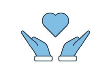 Kişisel bakım ikonu. Ruh sağlığıyla ilgili bir ikon. Web sitesi, uygulama, kullanıcı arayüzleri, yazdırılabilir vb için uygun. Düz çizgi simgesi tarzı. Basit vektör tasarımı düzenlenebilir