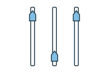 Ayarlama simgesi. Kurulum ve ayar ile ilgili simge. Web sitesi, uygulama, kullanıcı arayüzleri, yazdırılabilir vb için uygun. Düz çizgi simgesi tarzı. Basit vektör tasarımı düzenlenebilir