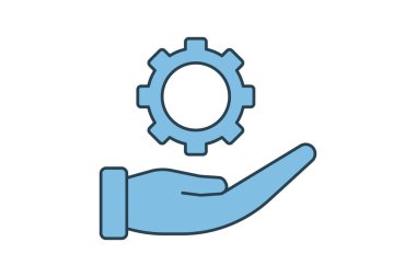 Özelleştirme simgesi. Kurulum ve ayar ile ilgili simge. Web sitesi, uygulama, kullanıcı arayüzleri, yazdırılabilir vb için uygun. Düz çizgi simgesi tarzı. Basit vektör tasarımı düzenlenebilir