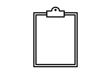 Pano simgesi. Düzenleme aracına bağlı simge. Web sitesi, uygulama, kullanıcı arayüzleri, yazdırılabilir vb için uygun. çizgi simgesi tarzı. Basit vektör tasarımı düzenlenebilir