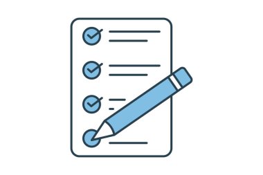 Görev listesi simgesi. Eylem planıyla ilgili simge. Web sitesi, uygulama, kullanıcı arayüzleri, yazdırılabilir vb için uygun. Düz çizgi simgesi tarzı. Basit vektör tasarımı düzenlenebilir