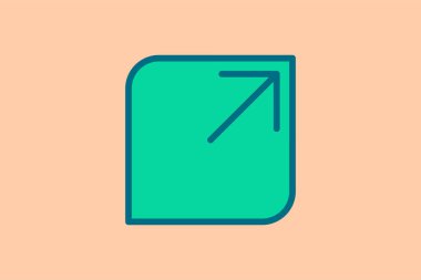 Simgeyi aç. UI elemanlarıyla ilgili simge. Web sitesi, uygulama, kullanıcı arayüzleri, öge, yazdırılabilir vb için uygun. Düz çizgi simgesi tarzı. Basit vektör tasarımı düzenlenebilir