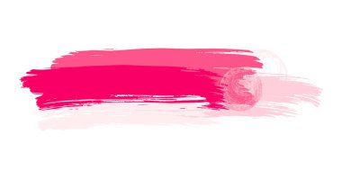 Brush stroke composition element. Vector stock hand draw illustration isolated on white background for design template, border and frame. 