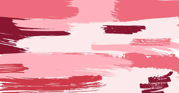 ブラシストローク手は抽象的な背景ピンク 茶色のパレットの色を描きます プレゼンテーション 招待状 ソーシャルメディアの春と夏のデザインのためのベクターストックイラスト — ストックベクタ