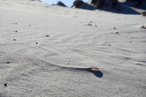 Красивая Картина Белой Песчаной Дюны — стоковое фото