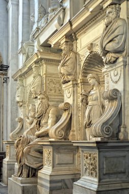 Roma 'daki Musa heykelinin resmi.