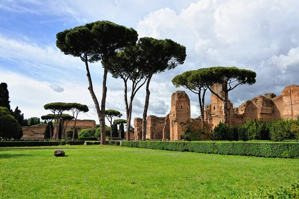 Caracalla 'nın Roma' daki termal banyosunun resmi.