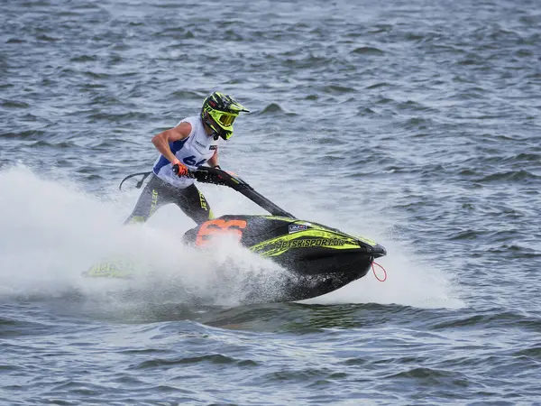 Olbia, İtalya - 16 Eylül 2022 Aquabike Dünya Şampiyonası Grand Prix İtalya