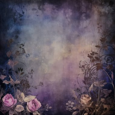 Duvar kağıdı, planlayıcı, günlük, yapıştırma kitabı için klasik Dark Gothic Roses Arkaplanı, DIY projeleri için mükemmel grafik.