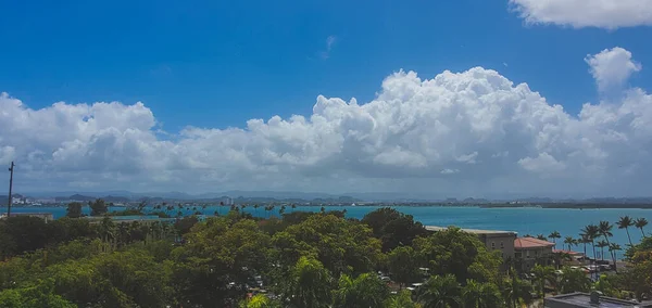Pohled Přístav San Juan Starého San Juanu Krásný Den — Stock fotografie