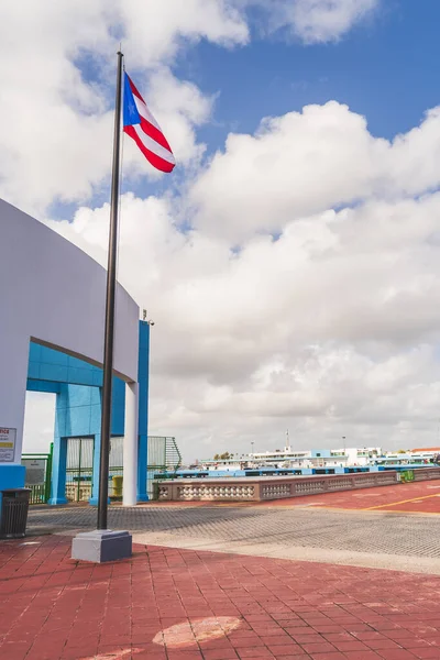 Mars 2021 San Juan Puerto Rico Kryssningsterminalen Sitter Tom Pandemin — Stockfoto