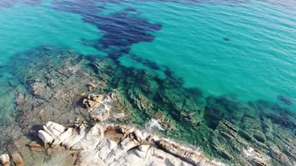 Luftaufnahme Der Blauen Meeresoberfläche — Stockvideo