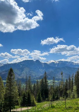 Dağların güzel manzarası