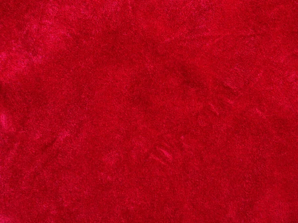 Текстура Червоного Оксамиту Тканини Використовується Фон Порожній Червоний Тканинний Фон — стокове фото