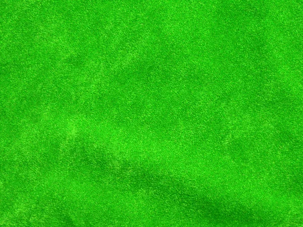 Green Velvet Fabric Texture Used Background Empty Green Fabric Background — стокове фото