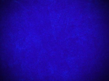 Blue velvet fabric texture used as background. Empty blue fabric background of soft and smooth textile material. There is space for text.	