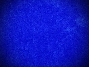 Blue velvet fabric texture used as background. Empty blue fabric background of soft and smooth textile material. There is space for text.	