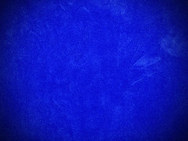 Blue Velvet Fabric Texture Used Background Empty Blue Fabric Background —  Fotos de Stock