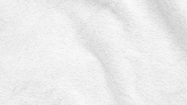 Beyaz, temiz yün dokusu arka planda. hafif doğal koyun yünü. Beyaz, pürüzsüz pamuk. Tasarımcılar için tüylü kürk dokusu. Beyaz yün halı, dokuma endüstrisi, kumaş dükkanı, kış kumaşı kalitesi.