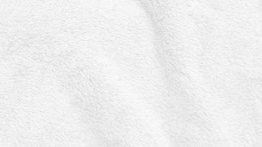 Beyaz, temiz yün dokusu arka planda. hafif doğal koyun yünü. Beyaz, pürüzsüz pamuk. Tasarımcılar için tüylü kürk dokusu. Beyaz yün halı, dokuma endüstrisi, kumaş dükkanı, kış kumaşı kalitesi.