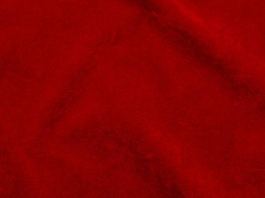 red velvet fabric texture used as background. Empty red fabric background of soft and smooth textile material. There is space for text..	