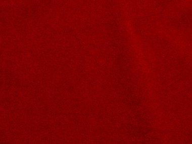 red velvet fabric texture used as background. Empty red fabric background of soft and smooth textile material. There is space for text..	