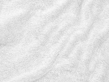 Beyaz, temiz yün dokusu arka planda. hafif doğal koyun yünü. Beyaz, pürüzsüz pamuk. Tasarımcılar için tüylü kürk dokusu. yakın plan beyaz yün halı..